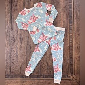 Hera Collection Kids Bamboo Pajama Set Holiday Gingerbread Print